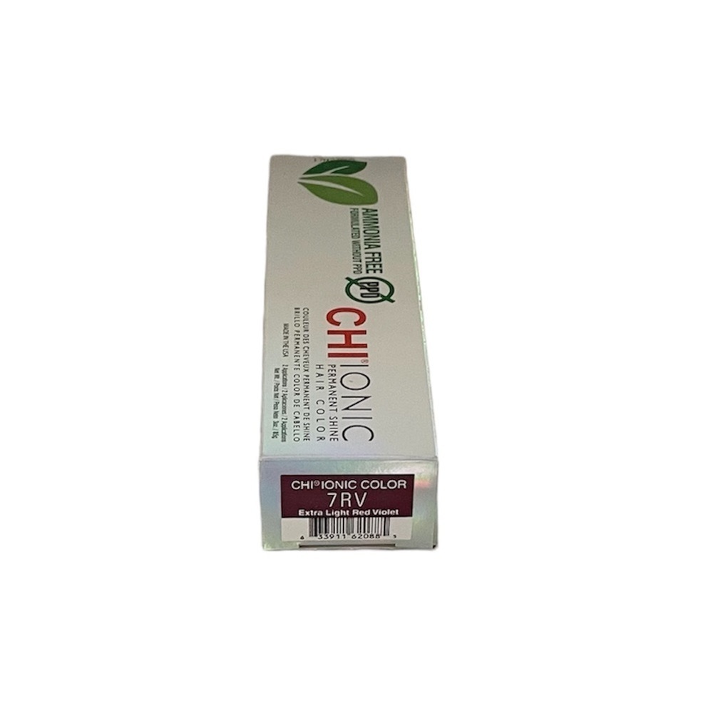 CHI Ionic Permanent Shine Hair Color 7RV Extra Light Red Violet 3 oz - Picture 4 of 12